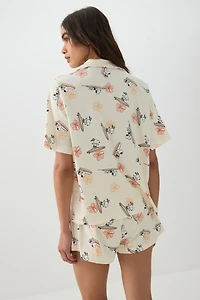 Snoopy Print Pyjama Set