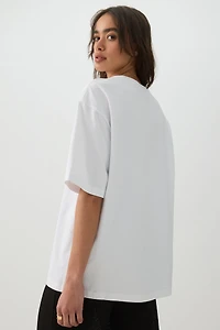Long Oversized Graphic T-Shirt