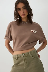 T-shirt graphique ample et long