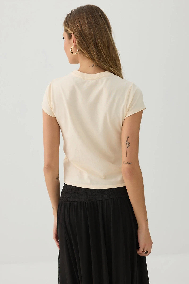 T-shirt graphique court