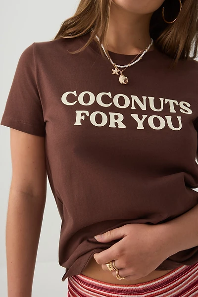 T-shirt à col rond graphique