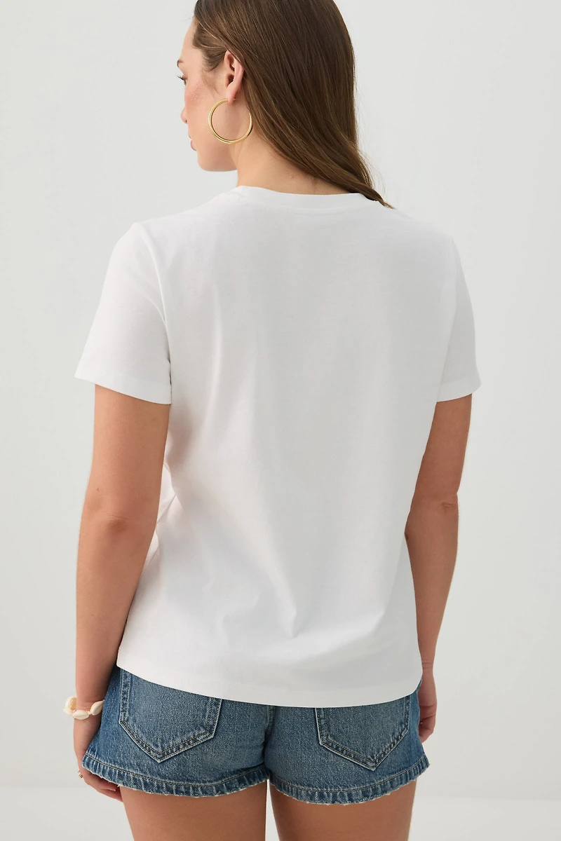 Graphic Crew Neck T-Shirt