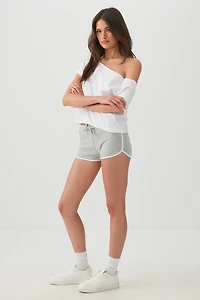 Jersey Off-Shoulder T-Shirt
