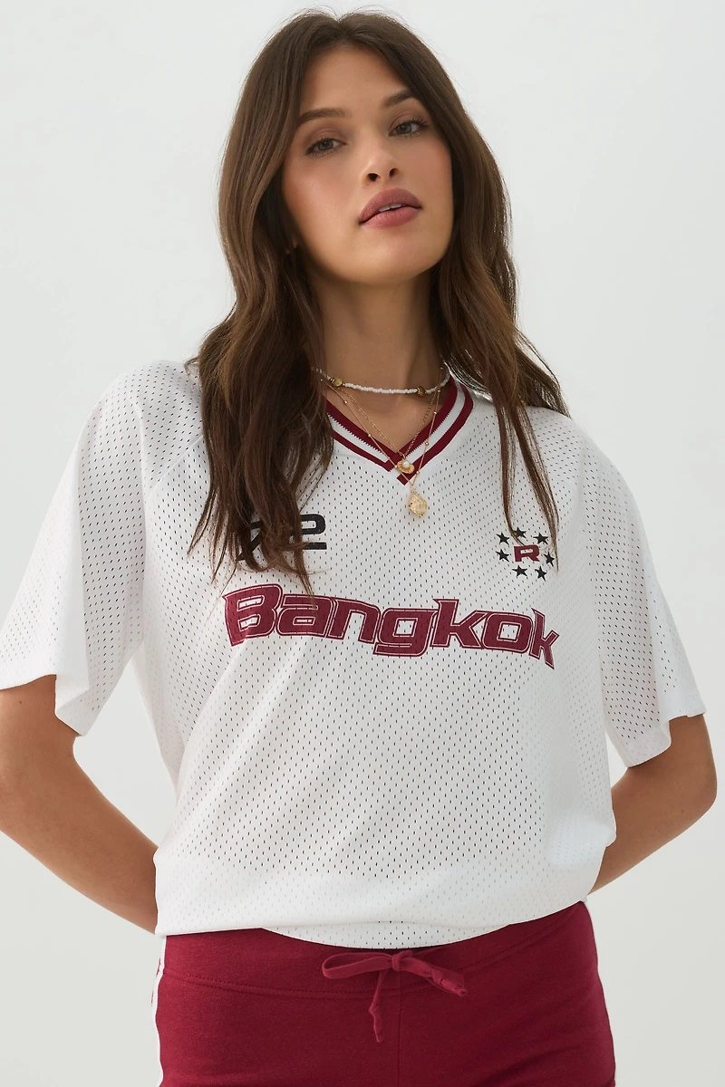 Haut ample en maille filet Thailande
