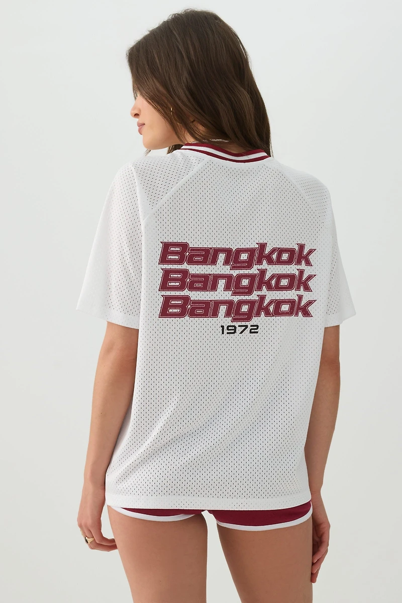 Haut ample en maille filet Thailande