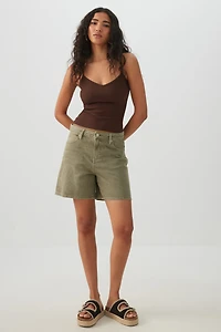 Camisole en tricot côtelé Basic