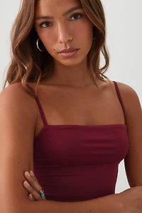 Camisole à bretelles ajustables très douce Basic