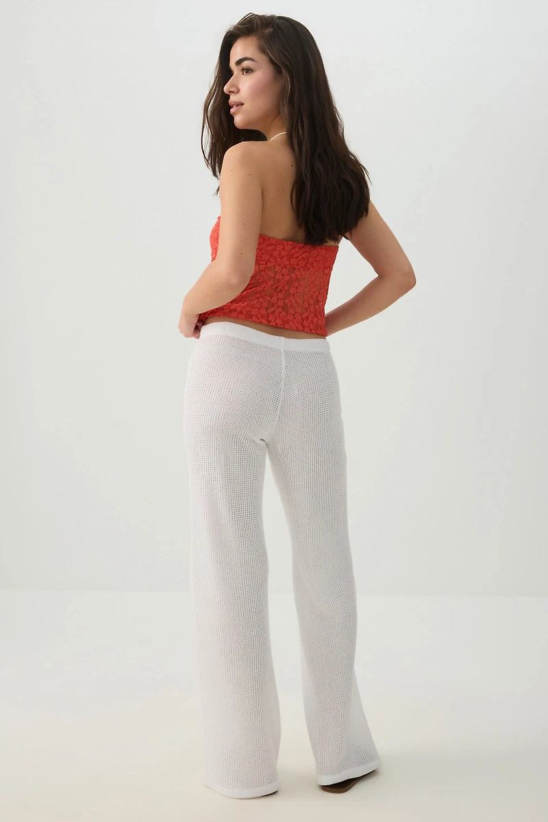 Pantalon en crochet