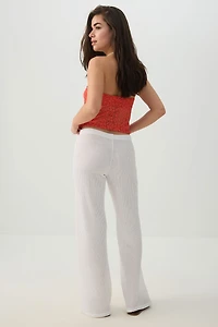Pantalon en crochet
