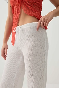 Pantalon en crochet
