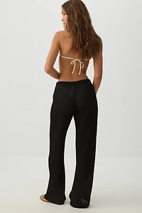 Pantalon en crochet