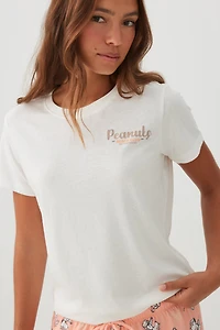 T-shirt classique imprimé Snoopy