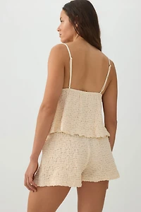 Textured Knit Shorts