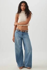 Textured Mock Neck Tank Top