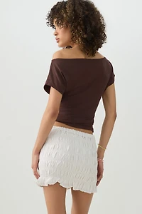 Mini Smocked Skirt