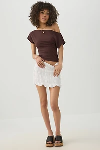 Mini Smocked Skirt