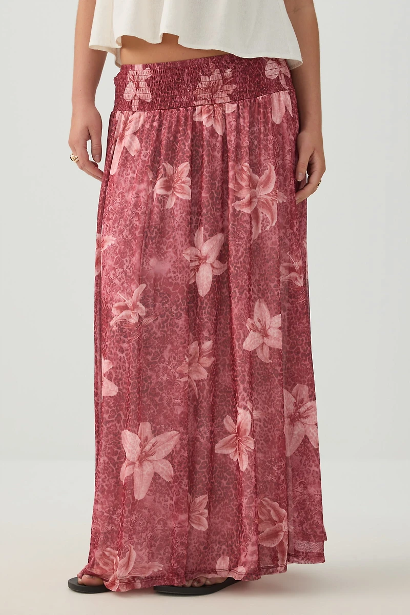 Maxi Mesh Skirt