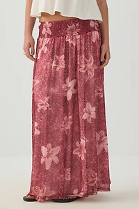 Maxi Mesh Skirt