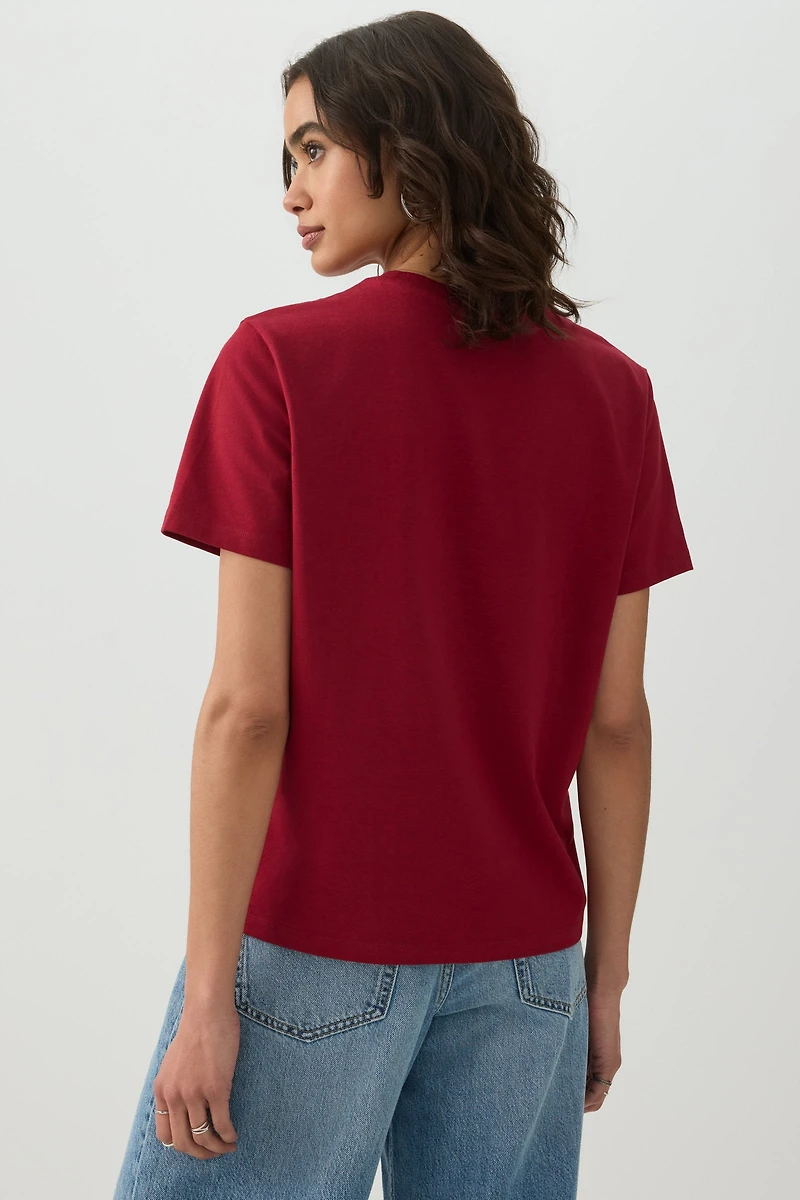 Basic Relaxed Short Sleeve T Shirt