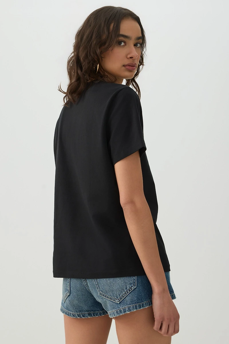 Basic Relaxed Short Sleeve T Shirt