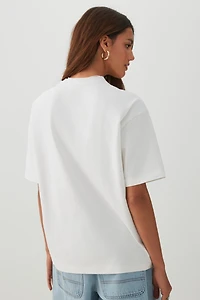 Basic Boxy Crew Neck T-shirt