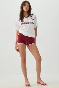 Short en jersey bouclette