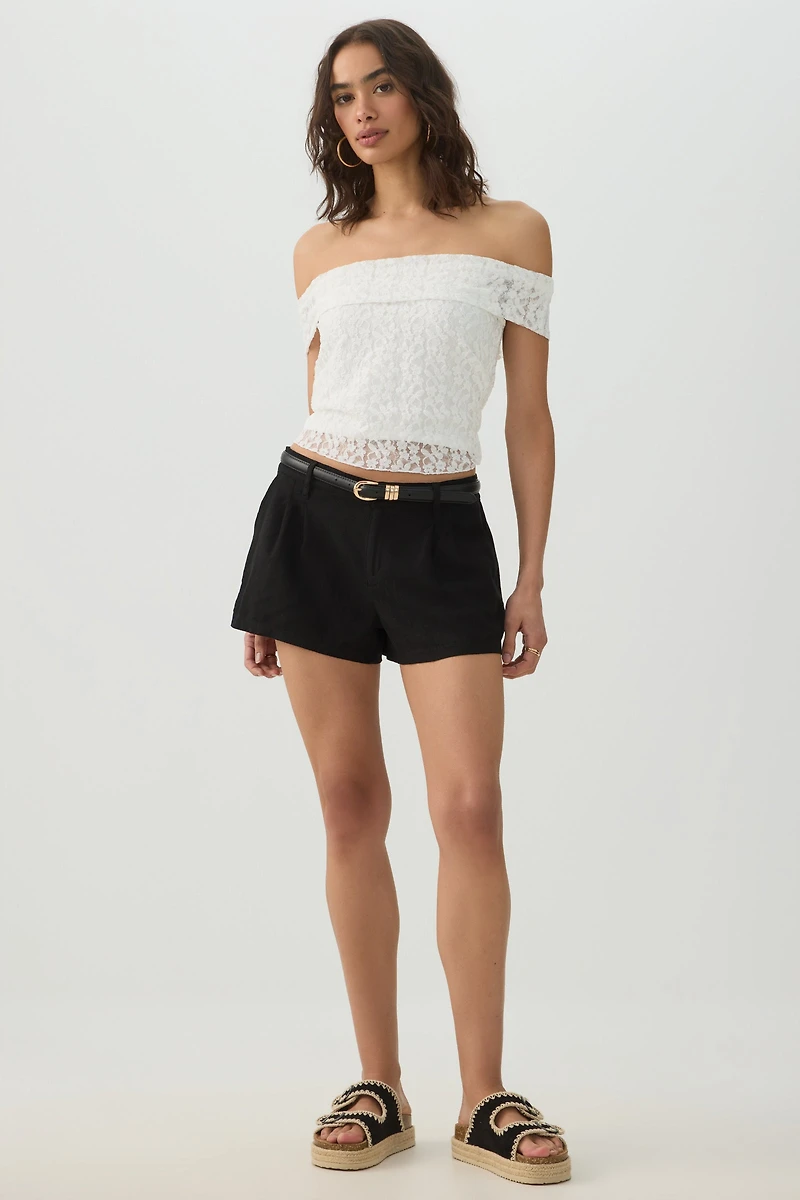 Off Shoulder Lace Top