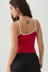 Camisole Thailand à bordure contrastée