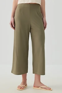 Knit Crepe Culottes