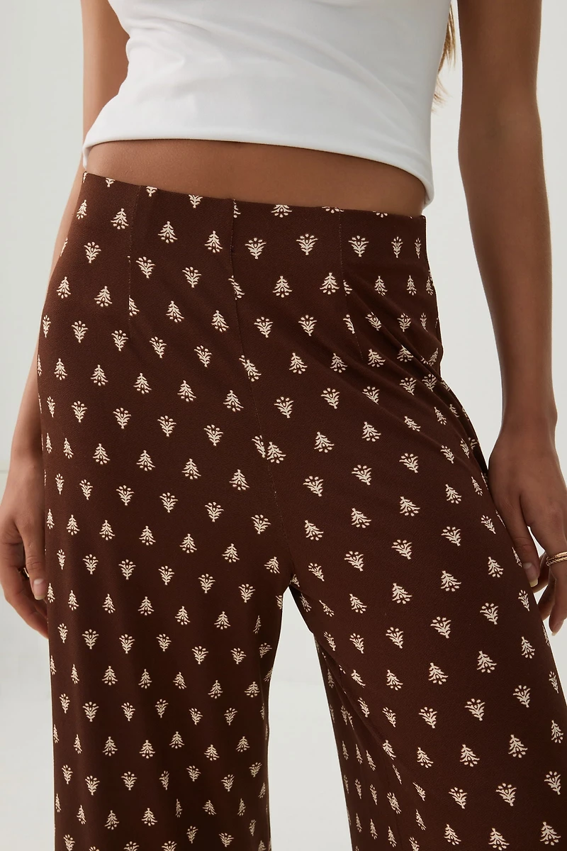 Knit Crepe Culottes