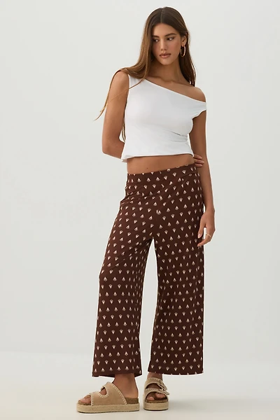 Knit Crepe Culottes