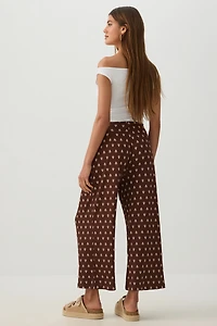 Knit Crepe Culottes
