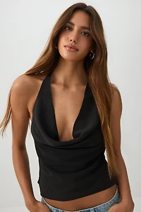 Camisole licou à col bénitier