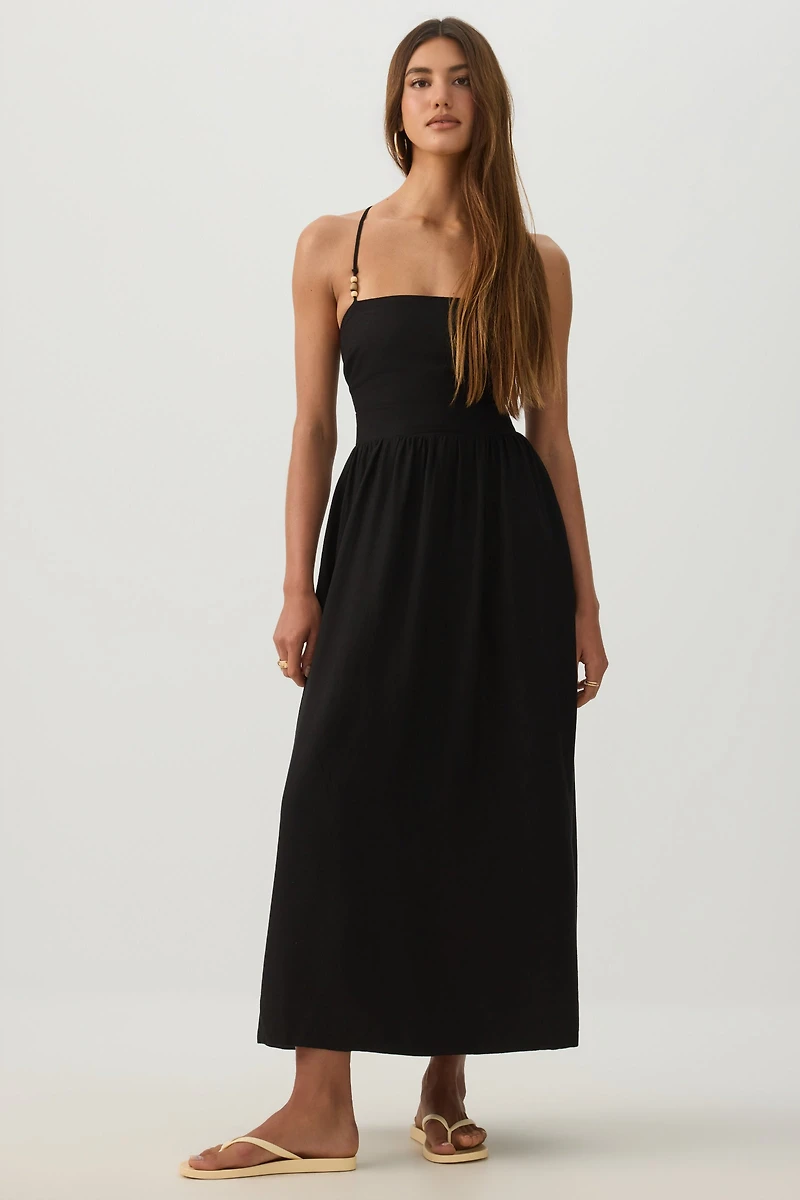 Linen Midi Dress