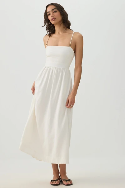 Robe midi en lin