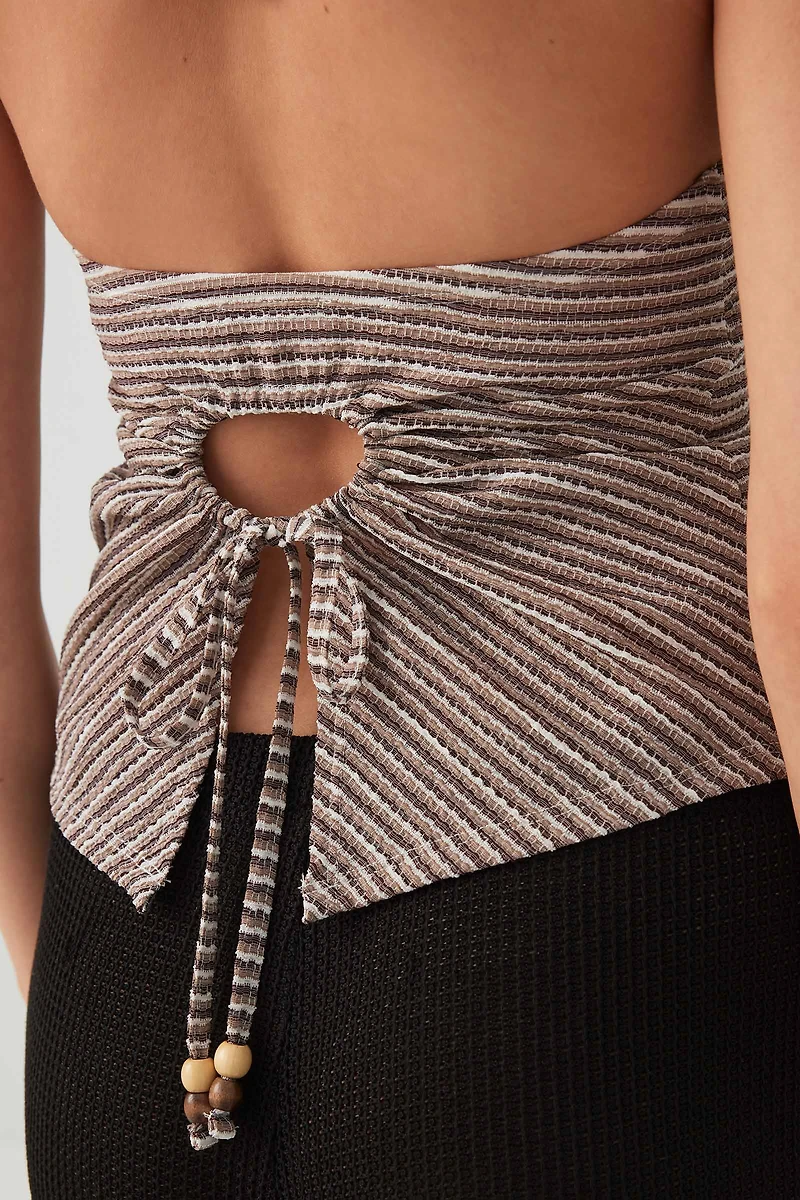 Camisole licou rayée