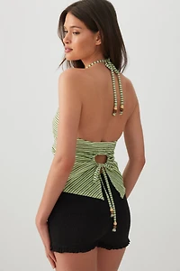 Camisole licou rayée
