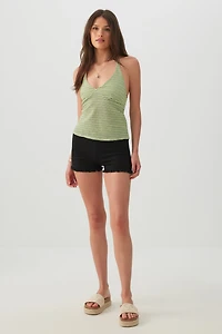 Camisole licou rayée