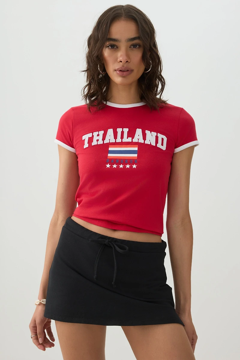 Cotton Jersey Skort