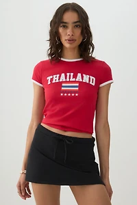 Cotton Jersey Skort