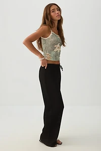Floral Mesh Tank Top