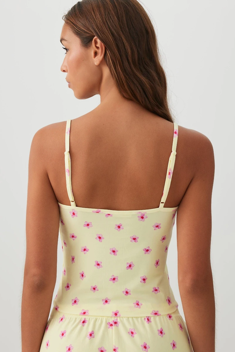 Printed Ultra Soft PJ Tank Top