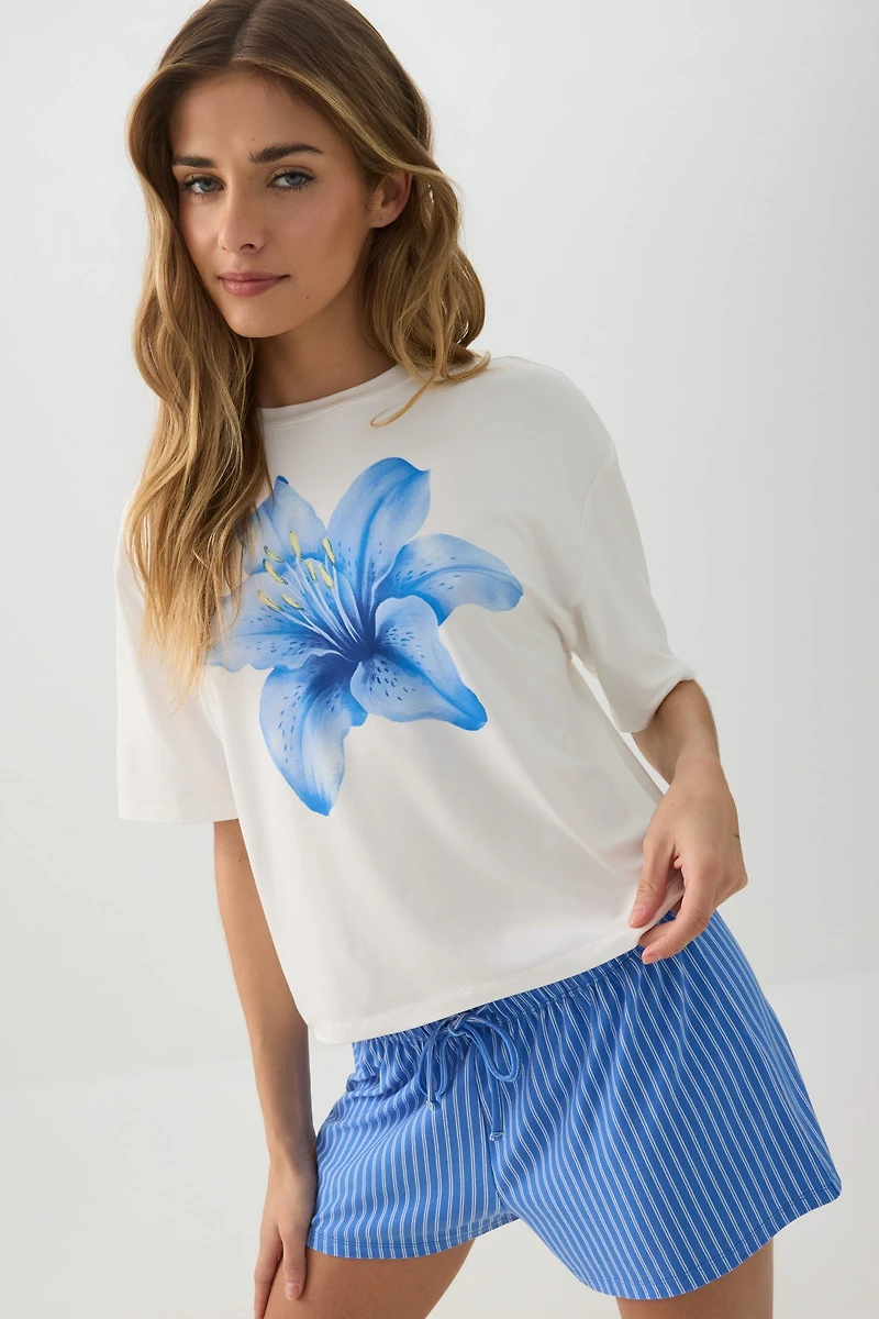 Ensemble pyjama ultradoux graphique