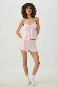 Knit Waffle PJ Shorts