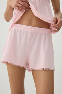 Knit Waffle PJ Shorts
