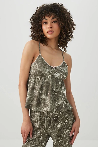 Camisole de pyjama gaufrée
