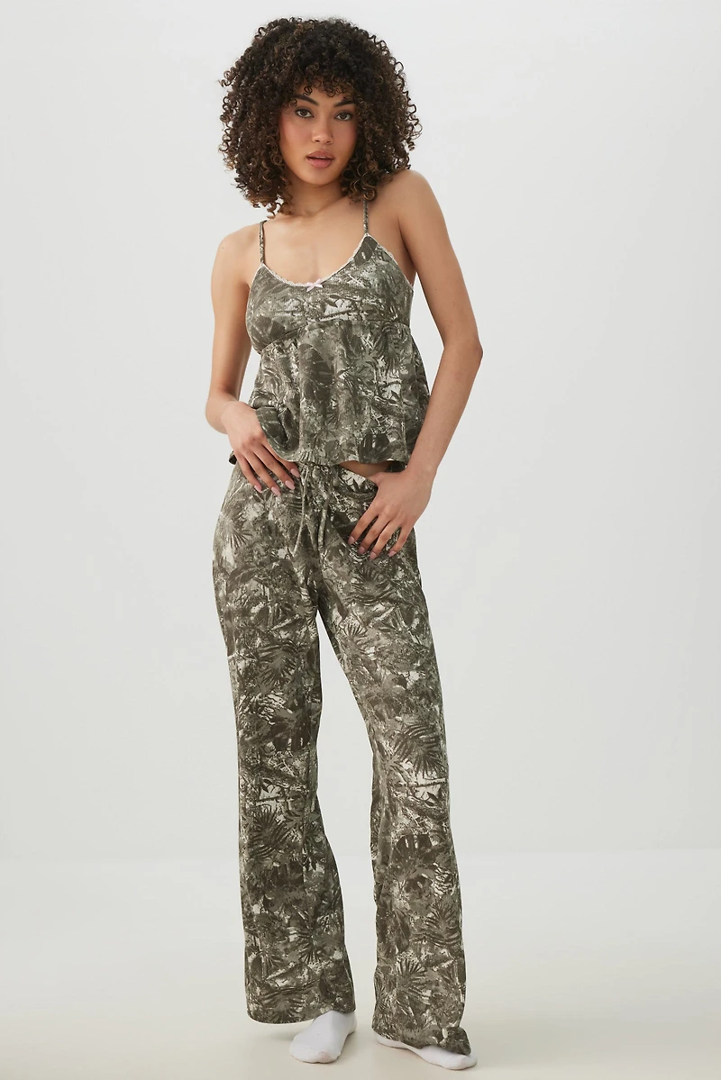 Camisole de pyjama gaufrée