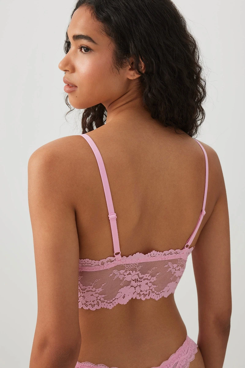 Lace Triangle Bralette