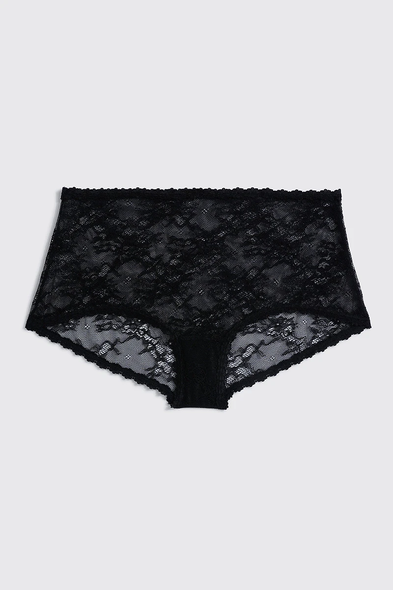 Culotte garçonne en dentelle
