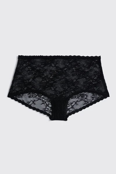 Culotte garçonne en dentelle